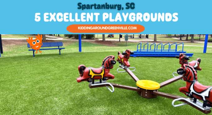 5 excellent playgrounds in Spartanburg, South Carolina