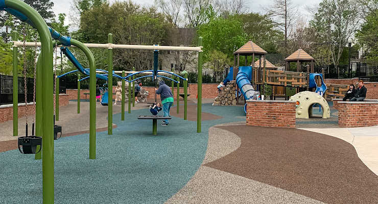 The playground at Caraway Park in West Columbia