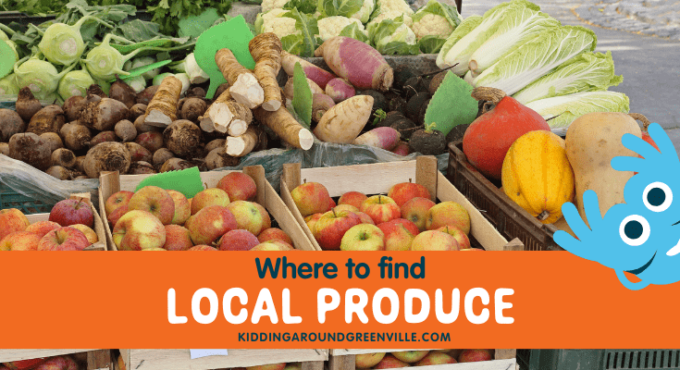 Local Produce in Greenville, SC.