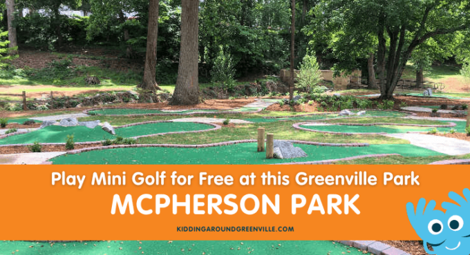 McPherson Park Mini Golf in Greenville SC