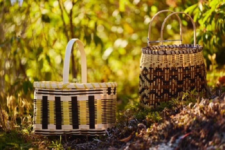 Baskets from Qualla Arts and Crafts Co-op