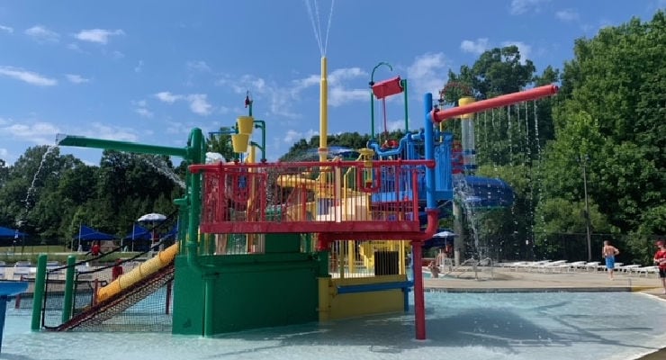 Water Playground at Discovery Island