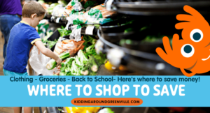 Where and how to shop to save in Greenville, SC