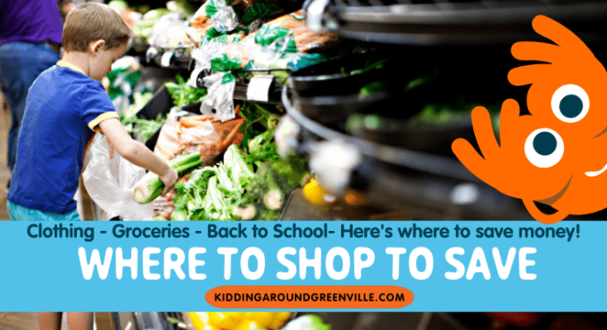 Where and how to shop to save in Greenville, SC