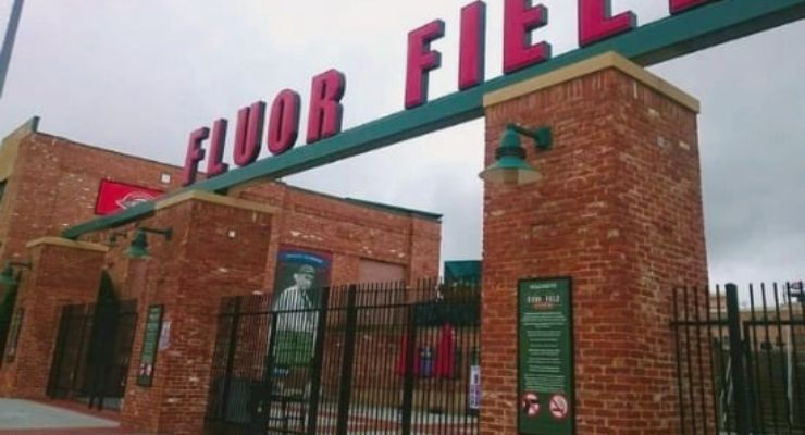Entrance of Fluor Field, Greenville , SC