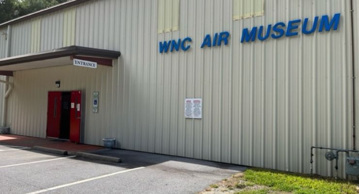 WNC Air Museum entrance