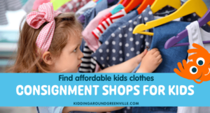 Kids Consignment shopping in Greenville, SC