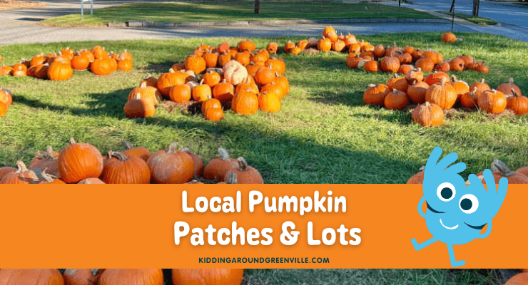 Local pumpkin patches and lots near Greenville, SC