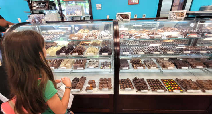 Kilwins Chocolates in Downtown Greenville, South Carolina