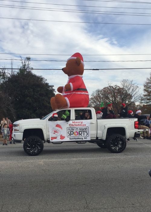 Boiling Springs Christmas Parade bear