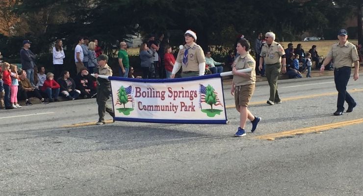Boiling Springs Christmas Parade banner