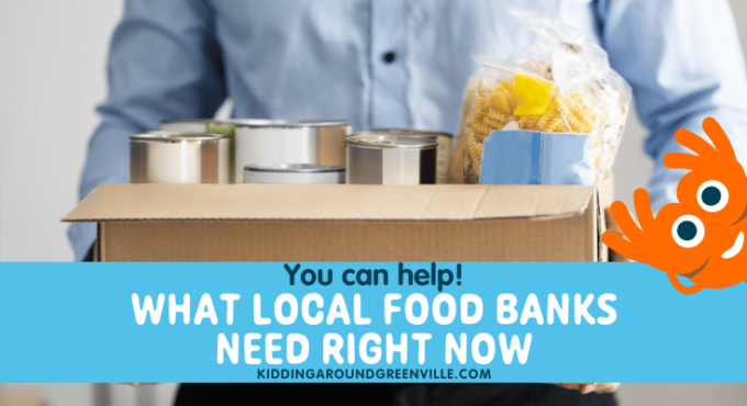 Food bank needs in Greenville, SC