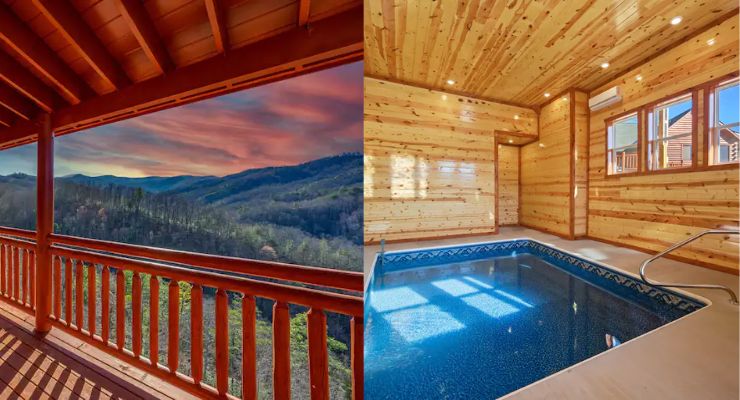 Private vacation rental with indoor pool in Gatlinburg, Tennessee