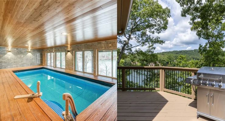 Lake Arrowhead, Georgia vacation home with indoor pool
