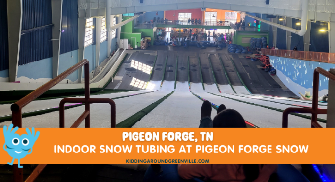 Indoor snow tubing at pigeon forge snow