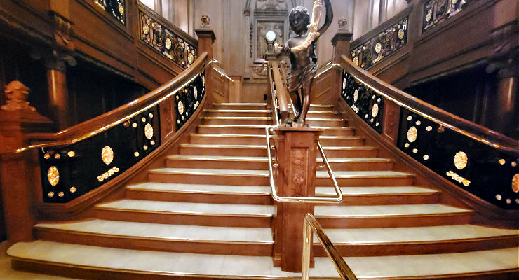 Grand Staircase at the Titanic Museum