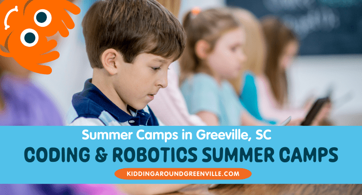 Coding and robotics summer camps in Greenville, SC