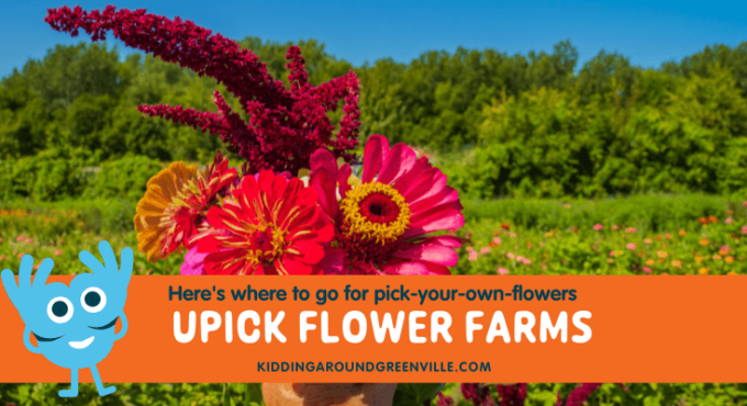 UPick flower farms near Greenville, SC