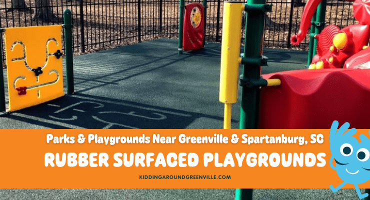 rubber surfaced playgrounds 