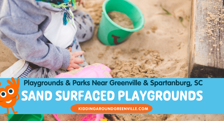 sand surfaced playgrounds