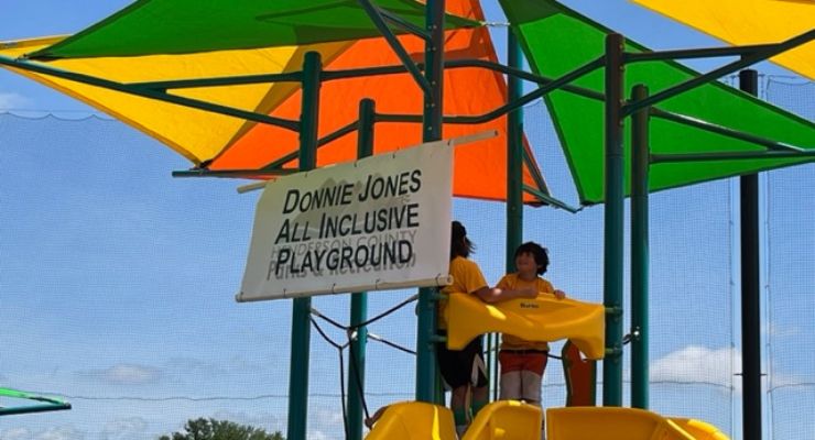 The Donnie Jones ALl Inclusive Playground at Jackson Park