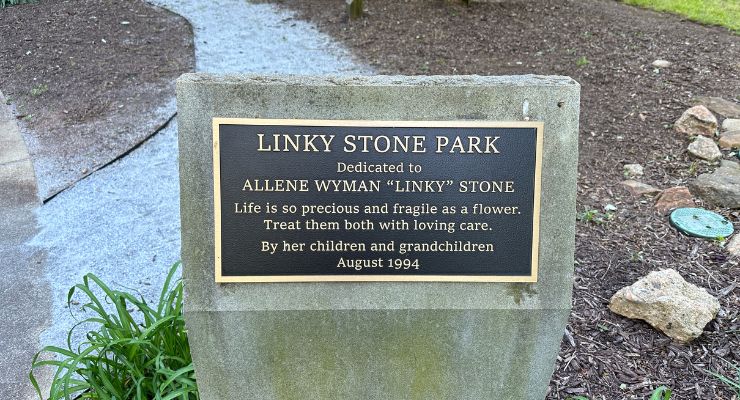 Linky Stone Park Children's Garden Greenville, SC Dedication