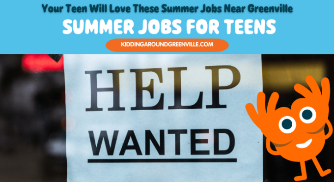 Summer jobs for teenagers near Greenville, South Carolina
