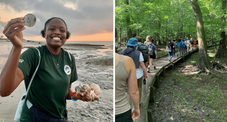 SC7 Expedition: finding seashells and taking guided hikes throughout SC