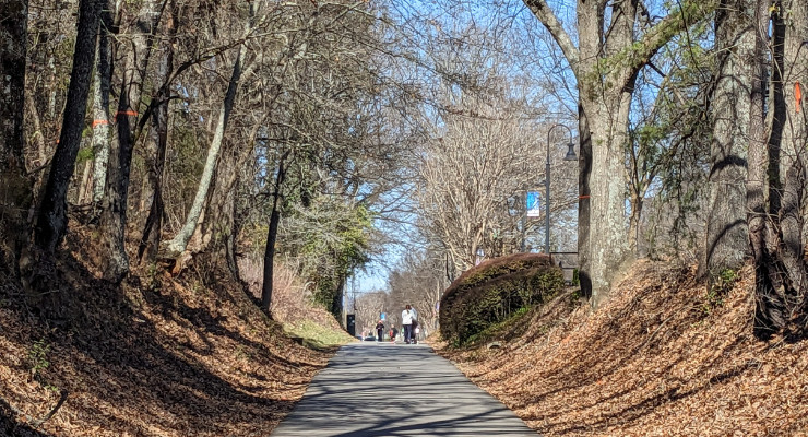 TR portion of the Swamp Rabbit Trail