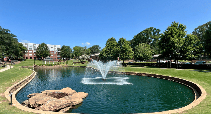 Fountain at Greer City Park