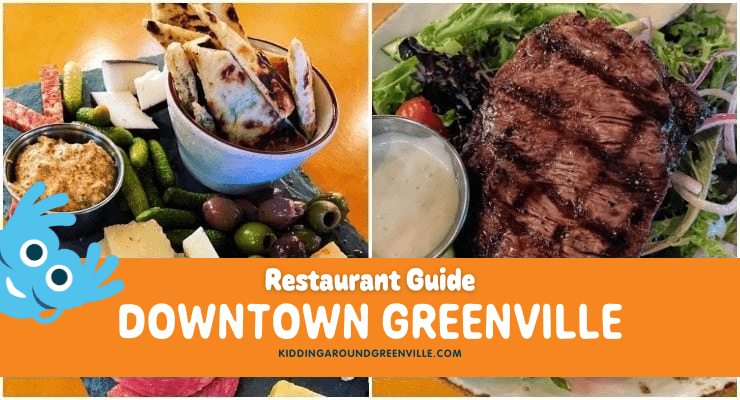 Restaurants in Downtown Greenville, South Carolina.