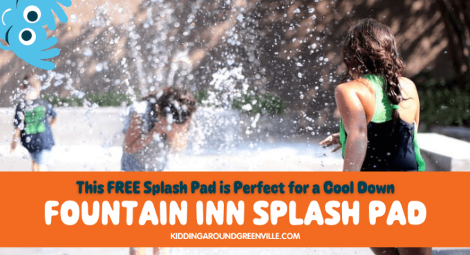 Review of and things to do at the Fountain Inn splash pad in South Carolina