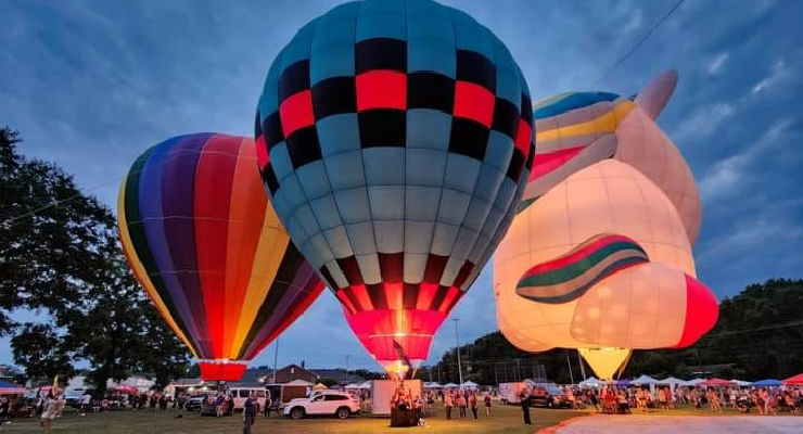 Hot air balloons, Rising Above Cancer