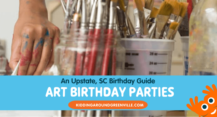 Art birthday parties near Greenville, South Carolina