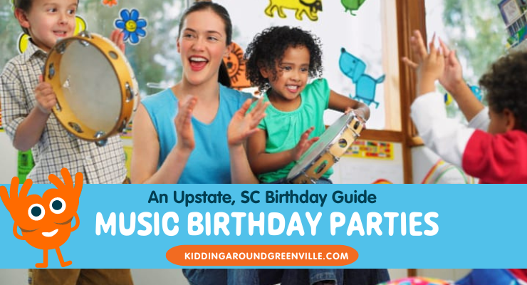 Music birthday parties near Greenville, South Carolina