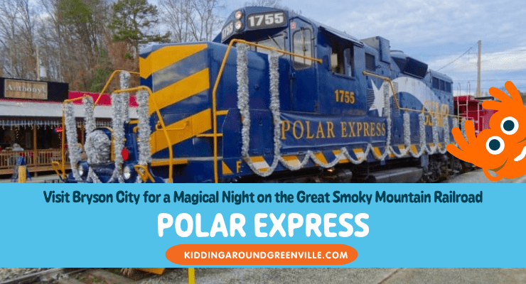 The Polar Express in Bryson City, North Carolina