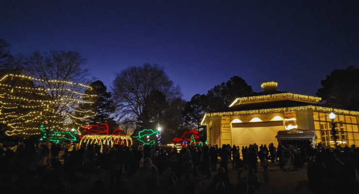 Celebration of Lights in Kannapolis, North Carolina