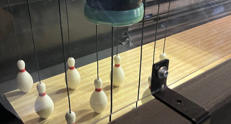 Duckpin bowling at Bridgeway