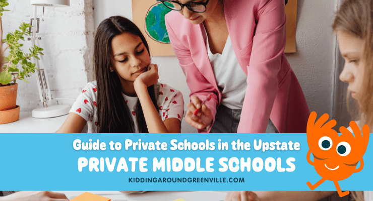 Private middle schools in Upstate, SC.