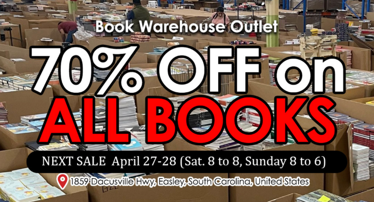 Book Warehouse Outlet April 2024