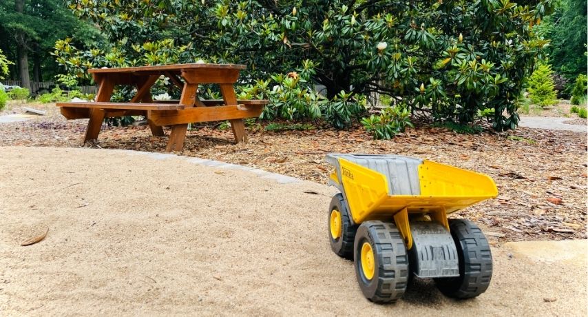 Sand Garden at Hatcher Garden in Spartanburg, SC