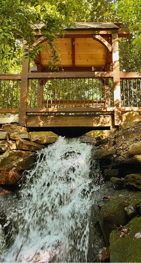 Corrie's Bridge at Hatcher Garden in Spartanburg, SC
