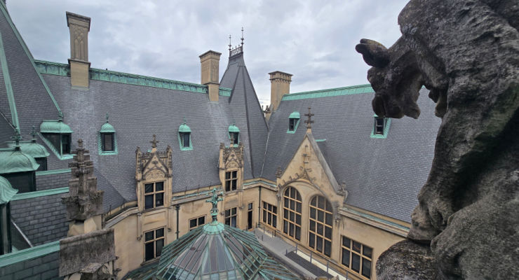 Rooftop of the Biltmore Estate
