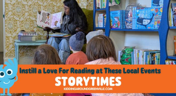 Storytimes for kids in Greenville, SC