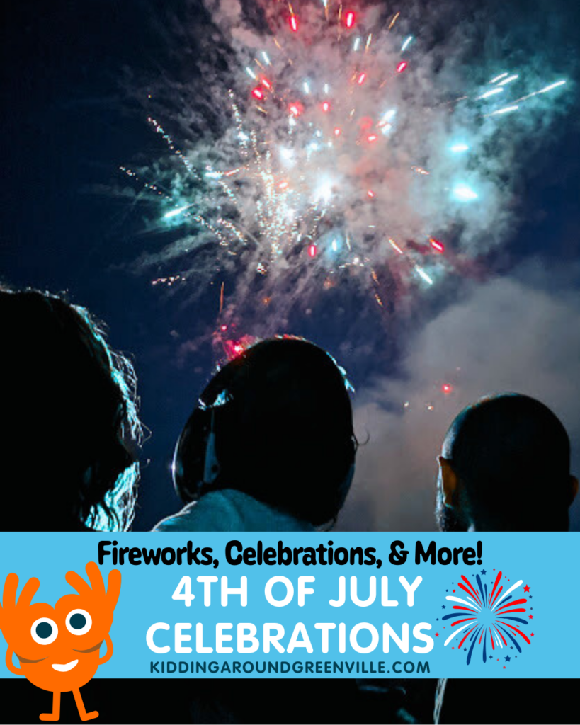 4th of July celebrations near Greenville, SC