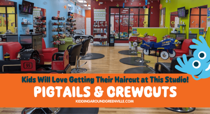 Pigtails & Crewcuts Haircuts for Kids at Five Forks in Simpsonville, South Carolina