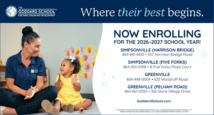 Goddard School Greenville and Simpsonville 2026