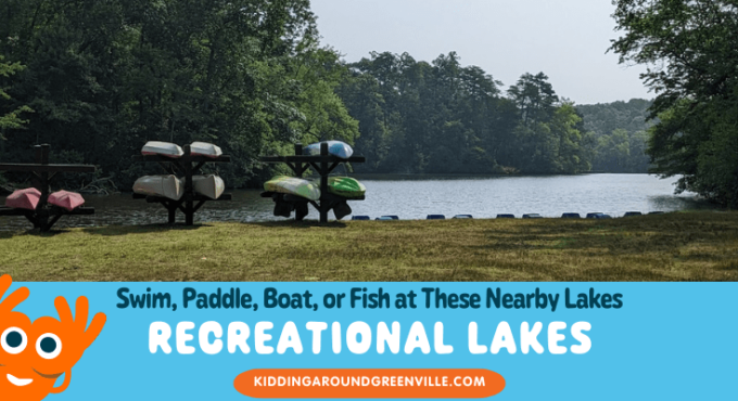 Recreational lakes near Greenville, South Carolina