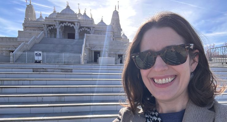 At BAPS Shri Swaminarayan Mandir in Atlanta