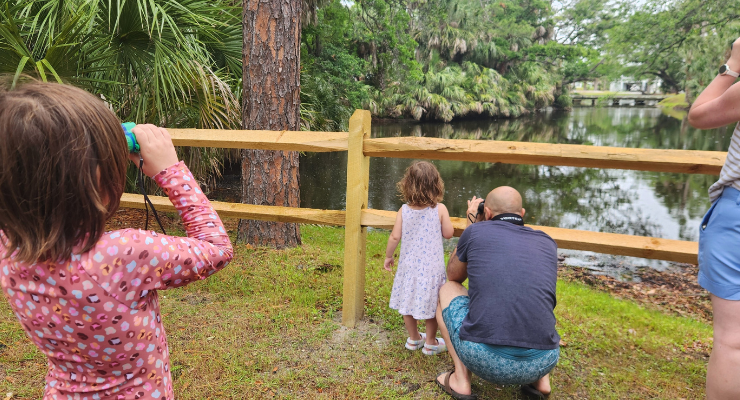 Gatorology class: Spotting gators in the pods at Fripp Island